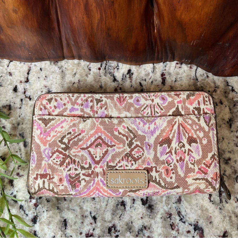 Sakroots Multicolor Patterned Wallet - Picture 2 of 9